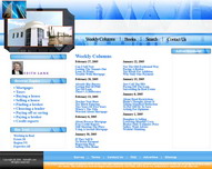 Пример дизайна сайта по недвижимости